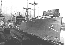 SS United Victory being fitted out