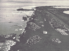 Offloading at Point Barrow, Alaska