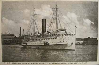 Gov. Cobb, U.S. Training Ship