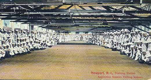 Merchant Marine Trainees at Newport, RI, Training Station